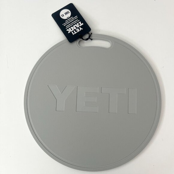NWT YETI Tank 45 Grey UV Resistant Ice Bucket Lid- Cutting Board, Extra Seating - Picture 2 of 11